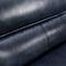 Armen Living Franz 87" Modern Blue Genuine Leather Sofa LCFR3MBLU - alternate 4